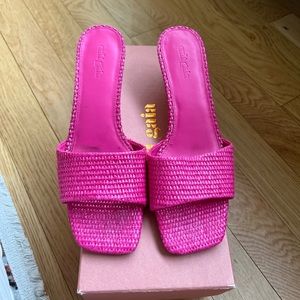 cult gaia cora sandal in ( qajar rose )